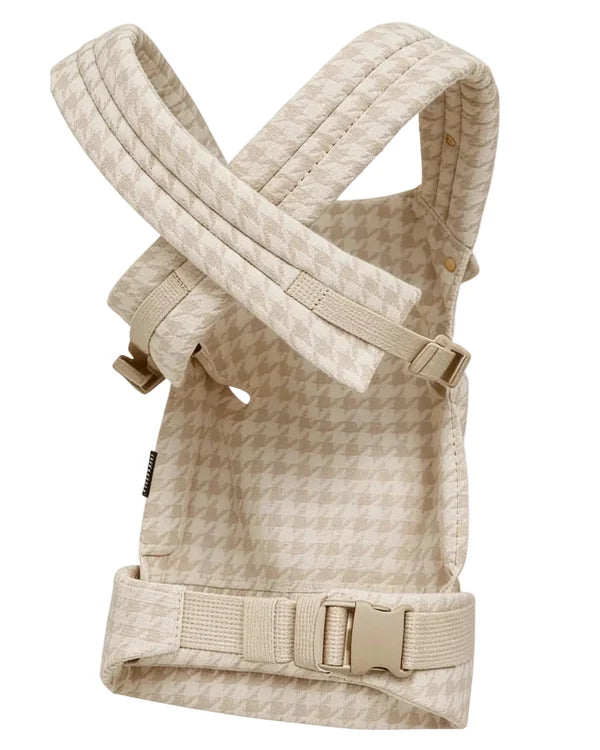 BABYTRAGE – NEUTRALES HAUNDSTOOTH-MUSTER