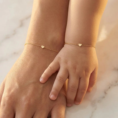 PASSENDES HERZ-ARMBAND-SET | MAMA + BABY
