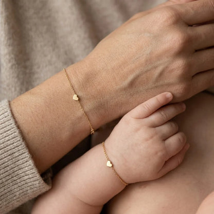 PASSENDES HERZ-ARMBAND-SET | MAMA + BABY
