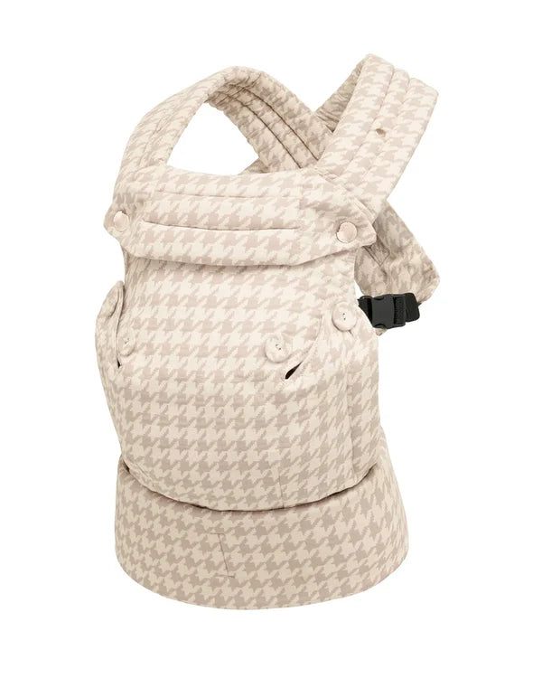 BABYTRAGE – NEUTRALES HAUNDSTOOTH-MUSTER