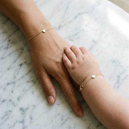 PASSENDES HERZ-ARMBAND-SET | MAMA + BABY
