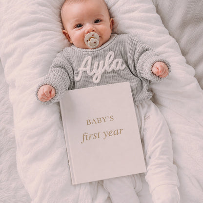 BABY-TAGEBUCH FÜR DAS ERSTE LEBENSJAHR