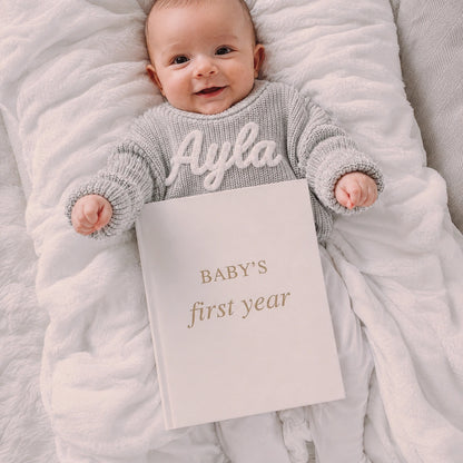 BABY-TAGEBUCH FÜR DAS ERSTE LEBENSJAHR