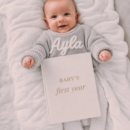 BABY-TAGEBUCH FÜR DAS ERSTE LEBENSJAHR