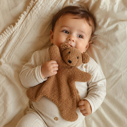TEDDYBÄR-KUSCHELDECKE