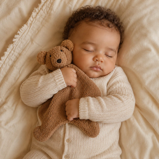 TEDDYBÄR-KUSCHELDECKE